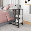 Ver imagem 1 de Mesa Auxiliar Fit Compacta com Rodas e Duas Prateleiras