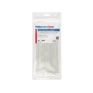 Abraçadeira Nylon 200x4,6 Branco C/100un T50r