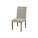 Ver imagem 3 de Kit 2 Cadeiras Decorativas Sala de Jantar Luxo Sueli Facto Prata - Mozzelar