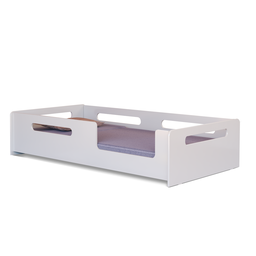 Cama Infantil Montessoriana Solteiro 100% Mdf Proteção Lateral para Segurança e Autonomia Dos Bebes - 4