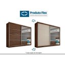 Ver imagem 3 de Guarda-roupa Verona 01 Porta Espelhada e 04 Gavetas 100% Mdf