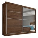 Ver imagem 1 de Guarda-roupa Verona 01 Porta Espelhada e 04 Gavetas 100% Mdf