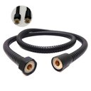 Ver imagem 1 de Engate para Ducha Higienica Chuveirinho Mangueira Flexivel 1 Metro e 20cm Banheiro Lavabo