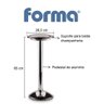 Pedestal para Champanheira Balde de Gelo Aço Inox 65cm Festa Evento Bar Casa Cozinha - 2