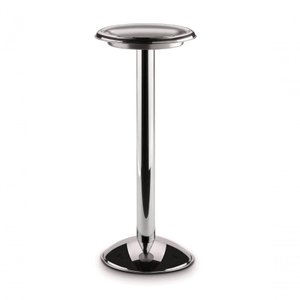 Pedestal para Champanheira Balde de Gelo Aço Inox 65cm Festa Evento Bar Casa Cozinha