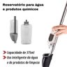 Mop Spray Giratório Limpeza Vassoura Flash Mágica Rodo Esfregão Flat Refil Lavável Borrifa Limpa - 2