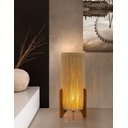 Ver imagem 3 de Abajur de Chão Decoração de Luxo Cupula de Sisal:luminária Palha