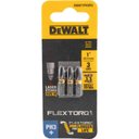 Ver imagem 3 de Jogo de Bits Ponteiras Phillips Flextorq 3.0 PH3 X 25mm Encaixe 1-4 Dewalt