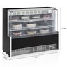Vitrine Refrigerada Confeitaria Dupla Ação GPEA-140R PR Gelopar Preta 220v - 4