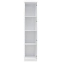 Ver imagem 2 de Roupeiro 1 Porta Módulo Armário Algodão Doce 100% MDF Branco