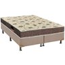 Cama Box King: Colchão Espuma Orthoflex D28/EP Livorno + Base CRC Suede Clean(193x203) - 1