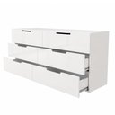 Ver imagem 5 de Cômoda Madri 6 Gavetas Branco - Panorama Móveis