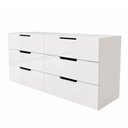 Ver imagem 1 de Cômoda Madri 6 Gavetas Branco - Panorama Móveis