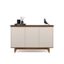 Ver imagem 2 de Buffet 3 Portas MDP/MDF Off White/Freijo Flow