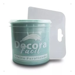 Cimento Queimado com Efeito Perolizado Decora Fácil 1kg - Baby Green - 2