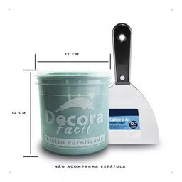 Cimento Queimado com Efeito Perolizado Decora Fácil 1kg - Baby Green - 6