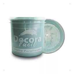 Cimento Queimado com Efeito Perolizado Decora Fácil 1kg - Baby Green - 7
