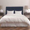 Ver imagem 1 de Cabeceira Cama Box King 195cm Suede Azul Escuro Lia