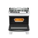 Ver imagem 5 de Fogão 5 Bocas Atlas Mônaco Top Automático Mesa Inox Branco Bivolt