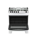 Ver imagem 3 de Fogão 5 Bocas Atlas Mônaco Top Automático Mesa Inox Branco Bivolt
