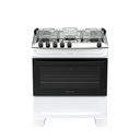 Ver imagem 1 de Fogão 5 Bocas Atlas Mônaco Top Automático Mesa Inox Branco Bivolt