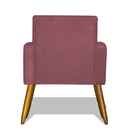 Ver imagem 3 de Poltrona Decorativa Nina Pês Palitos - Rosê
