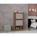 Ver imagem 2 de Kit Sapateira Spin Tropical 2 Portas e 2 Mesas de Cabeceira/centro Poquema