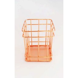 Porta Canetas, Pincéis e Objetos Metal Rose 9,5 cm - 3