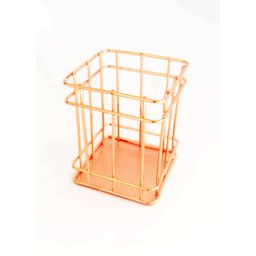 Porta Canetas, Pincéis e Objetos Metal Rose 9,5 cm - 1