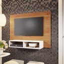 Ver imagem 1 de Painel para Tv até 42 Polegadas 2 Nichos Andy Mel/off White - Casa Giulia