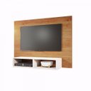 Ver imagem 2 de Painel para Tv até 42 Polegadas 2 Nichos Andy Mel/off White - Casa Giulia