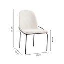 Ver imagem 6 de Conjunto de Mesa Cone 120cm e 4 Cadeiras Maya Nude