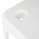 Ver imagem 5 de Mesa Plástica Apoio 51cm com Porta Copo Branca - 15151351 - Mor Mesa Plástica Apoio 51cm com Porta C