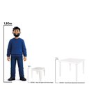 Ver imagem 6 de Mesa Plástica Apoio 51cm com Porta Copo Branca - 15151351 - Mor Mesa Plástica Apoio 51cm com Porta C