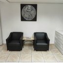 Ver imagem 3 de Poltrona Decorativa para Recepção Sofia Corino Preta
