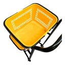 Ver imagem 1 de Carrinho P/ Compras Supermercado Reforçado Duplo Cesto 50 L