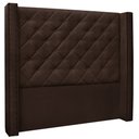 Ver imagem 1 de Cabeceira Estofada Cama Box Casal King Size Alteza 195cm Suede Café - Desk Design