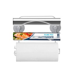 Porta Rolos Triplo 3M Cinza Arthi - 1