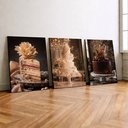 Ver imagem 2 de Kit 3 Quadro Decorativo Confeitaria Bolo Padaria Doceria E2 40x28cm