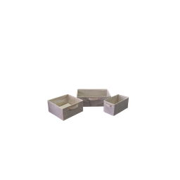 CONJUNTO 3 CAIXAS ORGANIZADORAS PARA CLOSET - 2