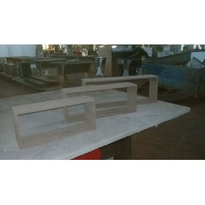 Kit 3 Nichos Retangulares - 60x22, 50x20, 40x18 X 120:branco