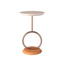 Ver imagem 3 de Mesa de Apoio Lateral Canto Fanny Menor Madeira com Estrutura Metal