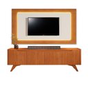 Ver imagem 2 de Painel Grecia e Rack Grecia com Led Tv 65":off/naturalle