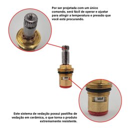 Elite - Kit 2 Reparos de Torneira 1/4 de Volta M18 Cerâmico - 4