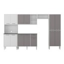 Ver imagem 3 de Armário de Cozinha Modulada Completa Compacta 294cm com Balcão de Pia Multimóveis MP2280