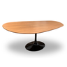 Mesa de Jantar Tulipa Saarinen Organica 140x90cm Base Preta Tampo Freijó - 2
