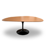 Mesa de Jantar Tulipa Saarinen Organica 140x90cm Base Preta Tampo Freijó - 3