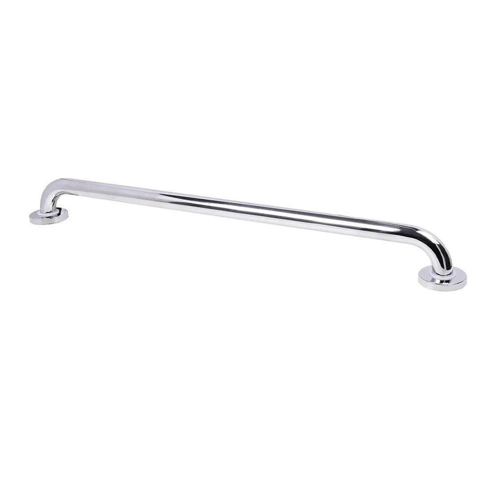 Alça de Apoio Banheiro Inox Barra 50cm Idoso Deficiente Cadeirante Acessibilidade Resistente - 10