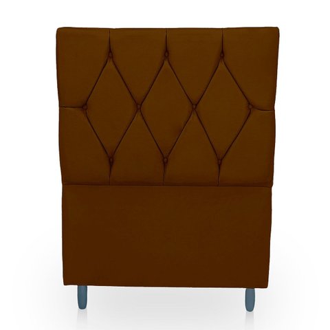 Cabeceira Estofada para Cama de Solteiro 90 Athena Suede