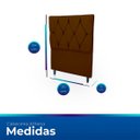 Ver imagem 6 de Cabeceira Estofada para Cama de Solteiro 90 Athena Suede